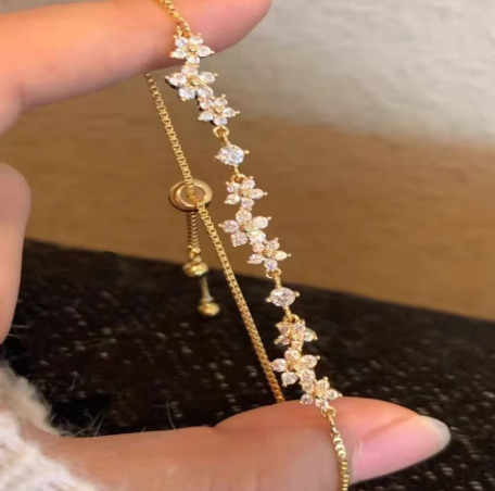 Zinc Flower Bracelet